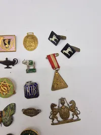 Samling diverse pins