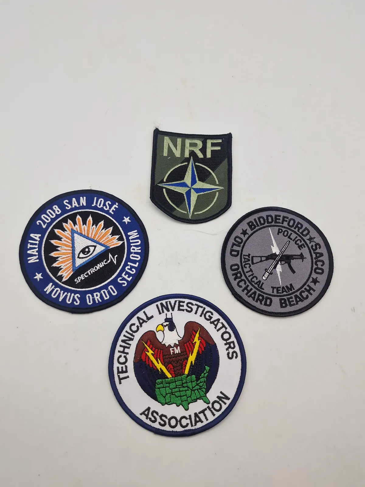 Samling militære patches