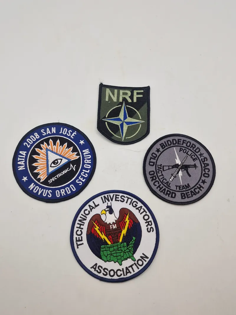 Samling militære patches