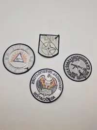 Samling militære patches