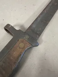 Original Dansk M15 bajonet med knækket spids