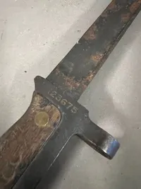 Original Dansk M15 bajonet med knækket spids