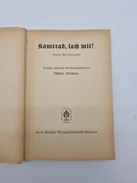 Originalt tysk ww2 hæfte - Kamerad, lach mit!
Humor für jedermann