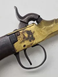 Original belgisk perkussionspistol (Liege) 1800 tallet