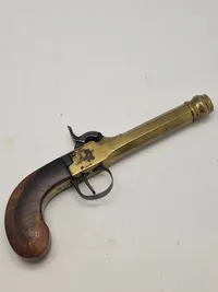 Original belgisk perkussionspistol (Liege) 1800 tallet