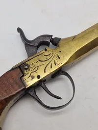 Original belgisk perkussionspistol (Liege) 1800 tallet