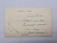 Originalt Soldatenfamilienarztkarte fra Anden Verdenskrig, dateret den 8. januar 1945, samt billede