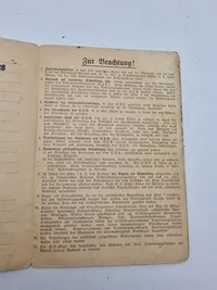 Originalt Soldatenfamilienarztkarte fra Anden Verdenskrig, dateret den 8. januar 1945, samt billede