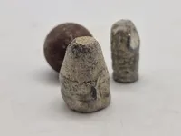 Samling forlade kugler og projektiler, bl.a. tapriffel
