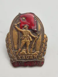 Samling russiske badges