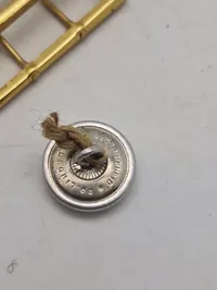 Original tysk knap og spænde til politisk bælte