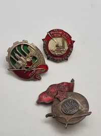 Originale russiske badges