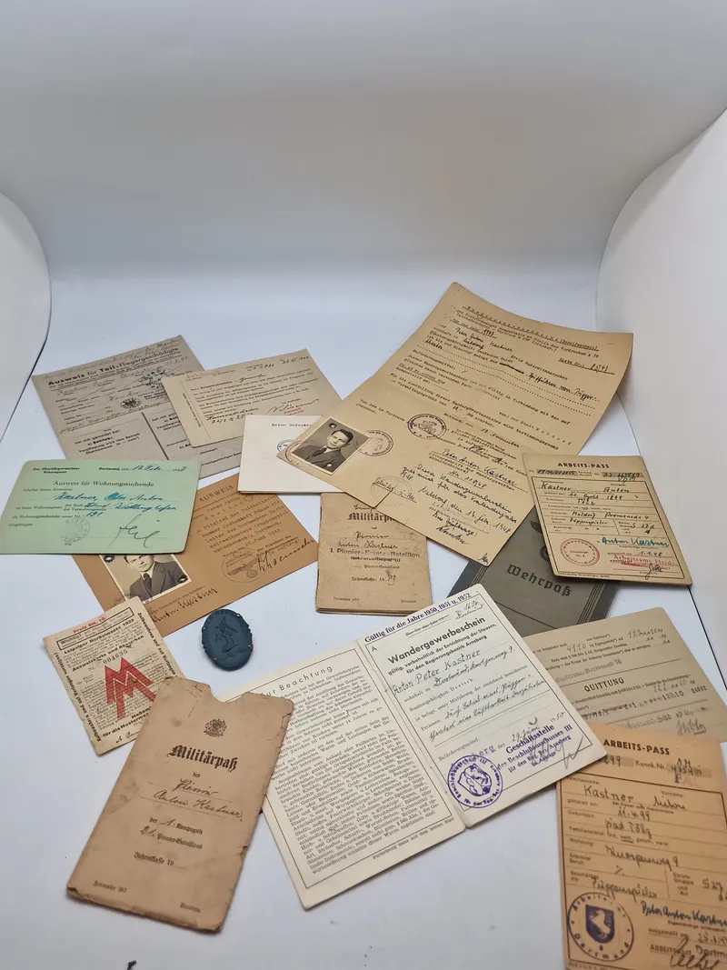 Samling originale tyske ww1 & ww2 effekter