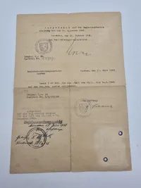 Samling originale tyske ww1 & ww2 effekter