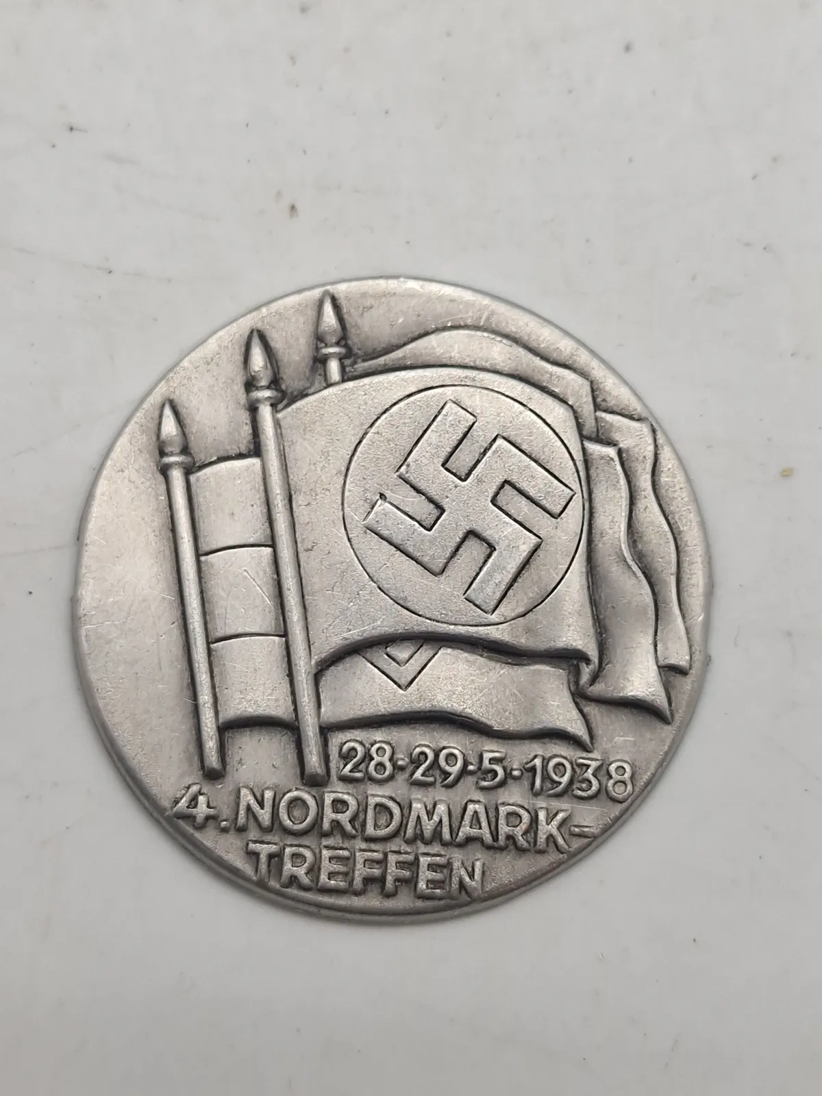 Originalt Nordmark treffen badge - ww2 Nordslesvig