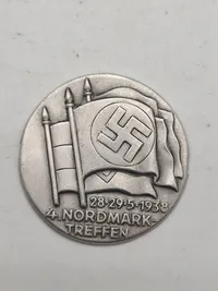 Originalt Nordmark treffen badge - ww2 Nordslesvig