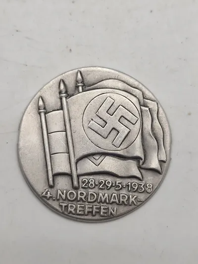 Originalt Nordmark treffen badge - ww2 Nordslesvig