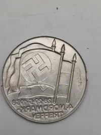 Originalt Nordmark treffen badge - ww2 Nordslesvig