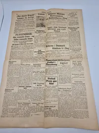 Original besættelses avis, og befrielses avis