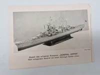 Original Loefs Schiffsmodell- Baubriefe Schwerer Kreuzer “Admiral Hipper”
