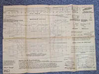 Original Loefs Schiffsmodell- Baubriefe Schwerer Kreuzer “Admiral Hipper”