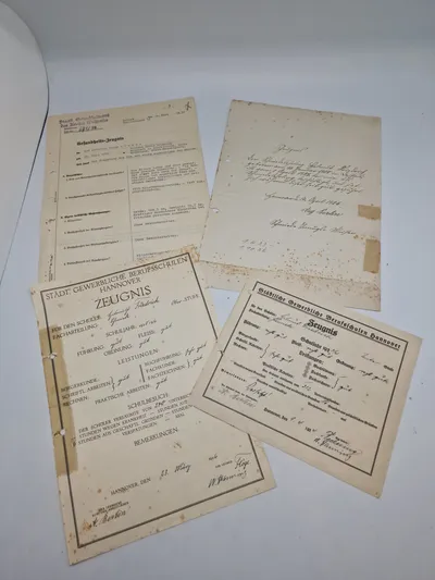 Samling tyske papirer fra 1920’erne