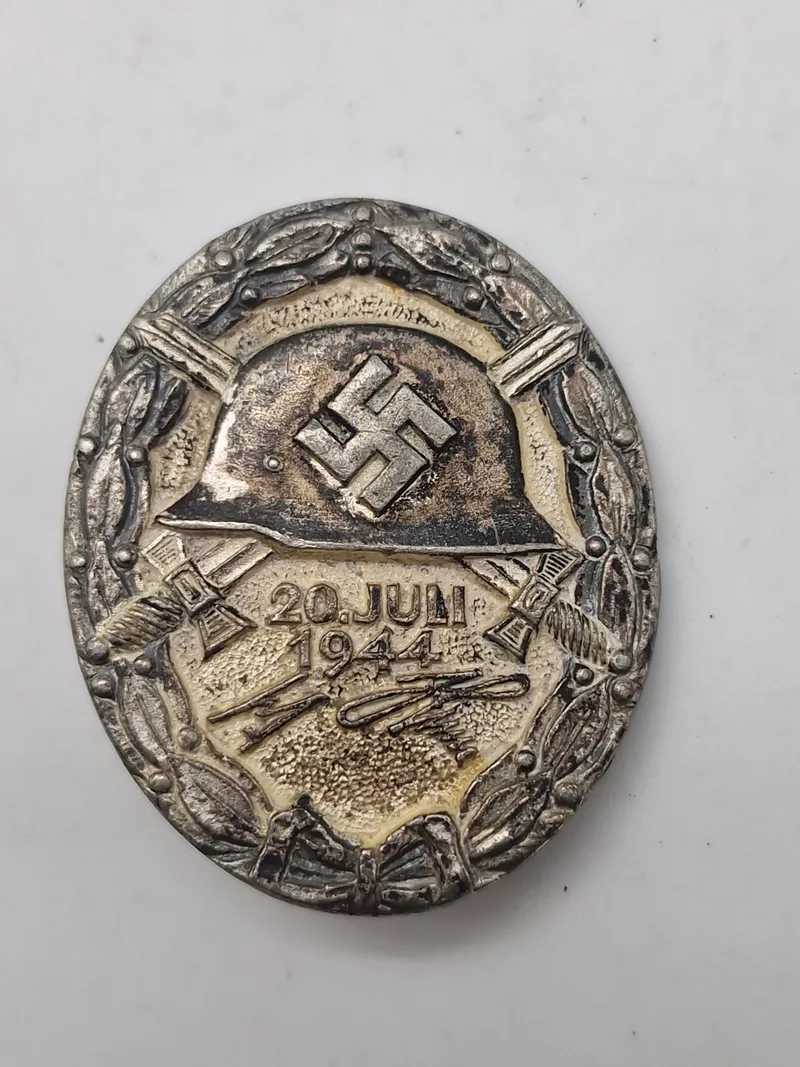 Verwundetenabzeichen in Silber 20 Juli 1944 - Ekstremt veludført efterkrigs