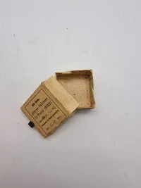 Original æske til 1910/21 ammunition dateret til 1935