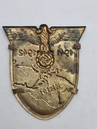 Originalt tysk Krimschild