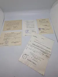 Samling originale tyske ww2 papirer