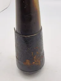 Originalt dansk jægerkrudthorn model 1819. komplet - super stemplet