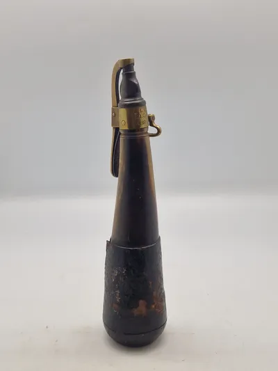 Originalt dansk jægerkrudthorn model 1819. komplet - super stemplet