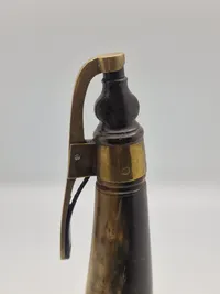 Originalt dansk jægerkrudthorn model 1819. komplet - super stemplet