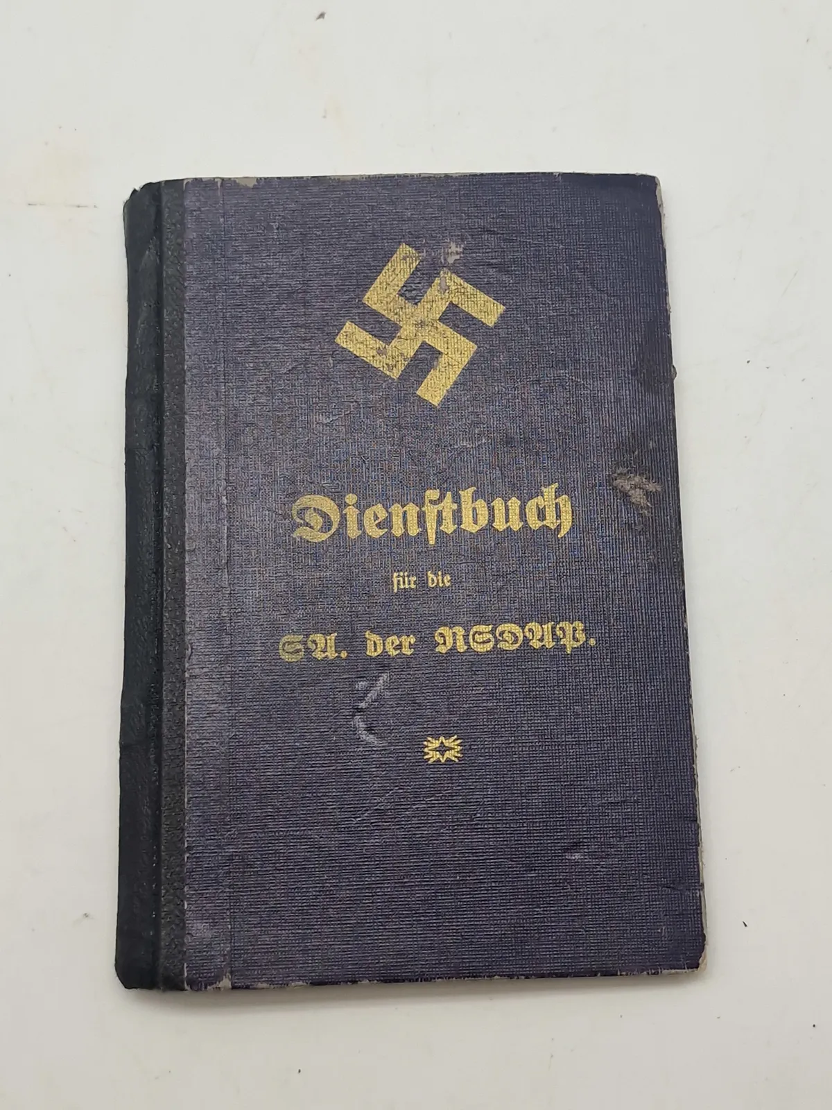 Original Dienstbuch für bie SA. der NSDAP