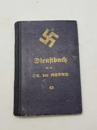 Original Dienstbuch für bie SA. der NSDAP