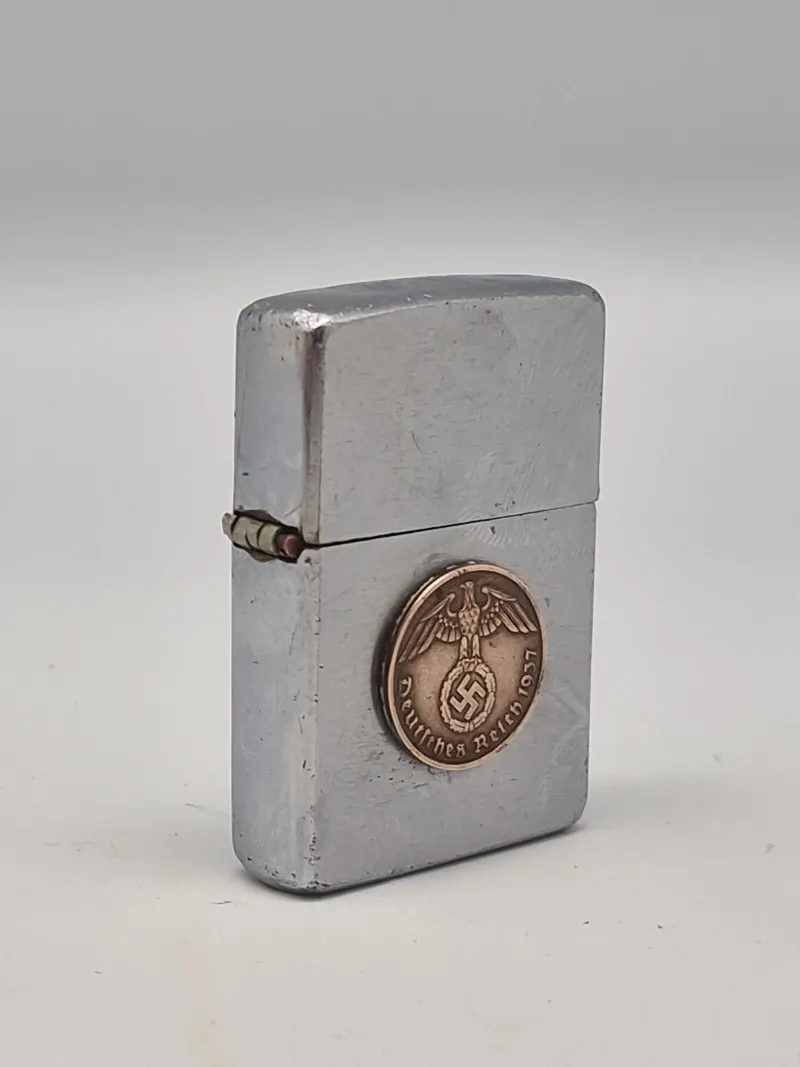 Zippo lighter med tysk Reichphennig