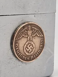Zippo lighter med tysk Reichphennig