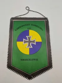 Original vimpel efra "Kameradschaft Hadersleben" i Nordslesvig - Veteran forening