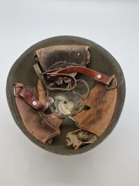 Original svensk M/38 hjelm anvendt af bl.a. brigaden