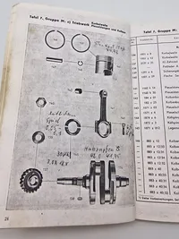 Zum Einlegen in das Gerät
Schweres Kraftrad 750 cm³
mit Seitenwagen (angetrieben)
ZUNDAPP
Typ KS 750
Ersatzteilliste
vom 6. 6. 42