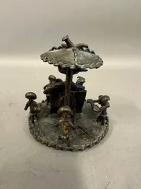Original bronze figur fra den afrikanske Ashanti stamme