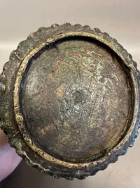 Original bronze figur fra den afrikanske Ashanti stamme