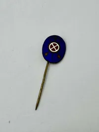 Original Ekstremt Sjælden Dansk WW2 D:N:S:A:P: Arbejdes tjenesten pin for NSU ( National socialistisk ungdom