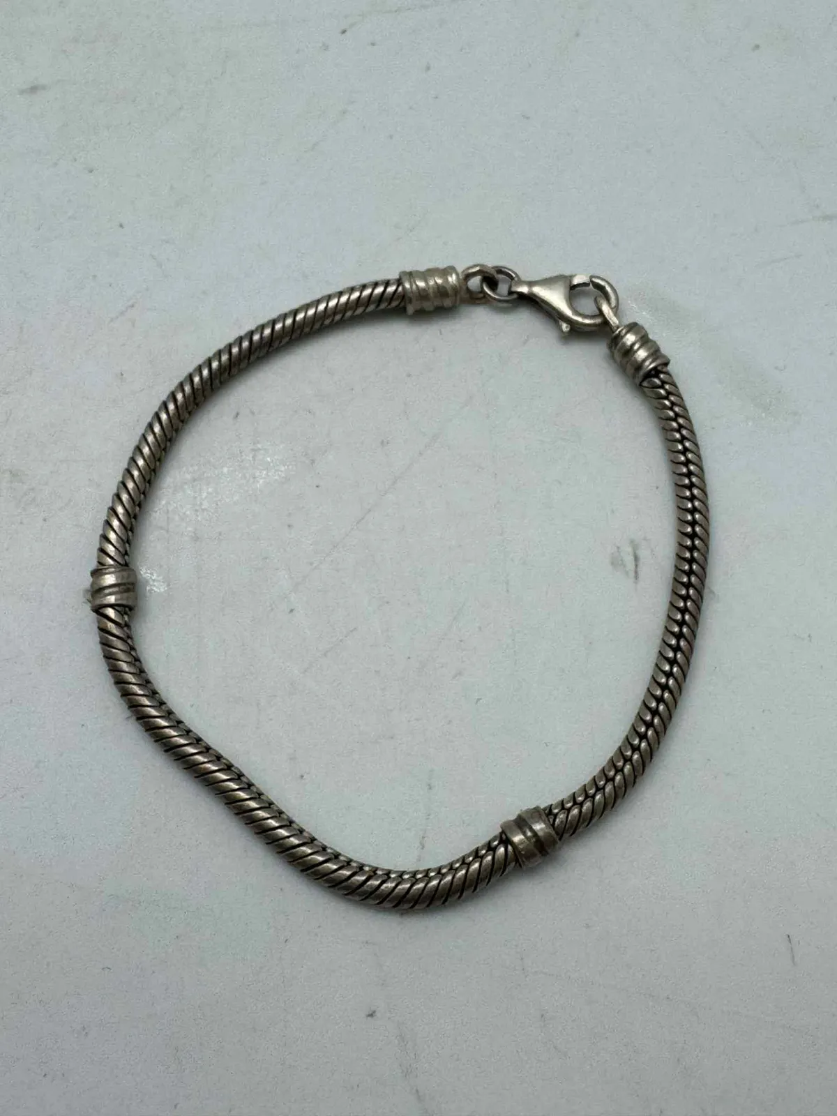 Pandora armbånd - sterlingsølv - 10,2 gram