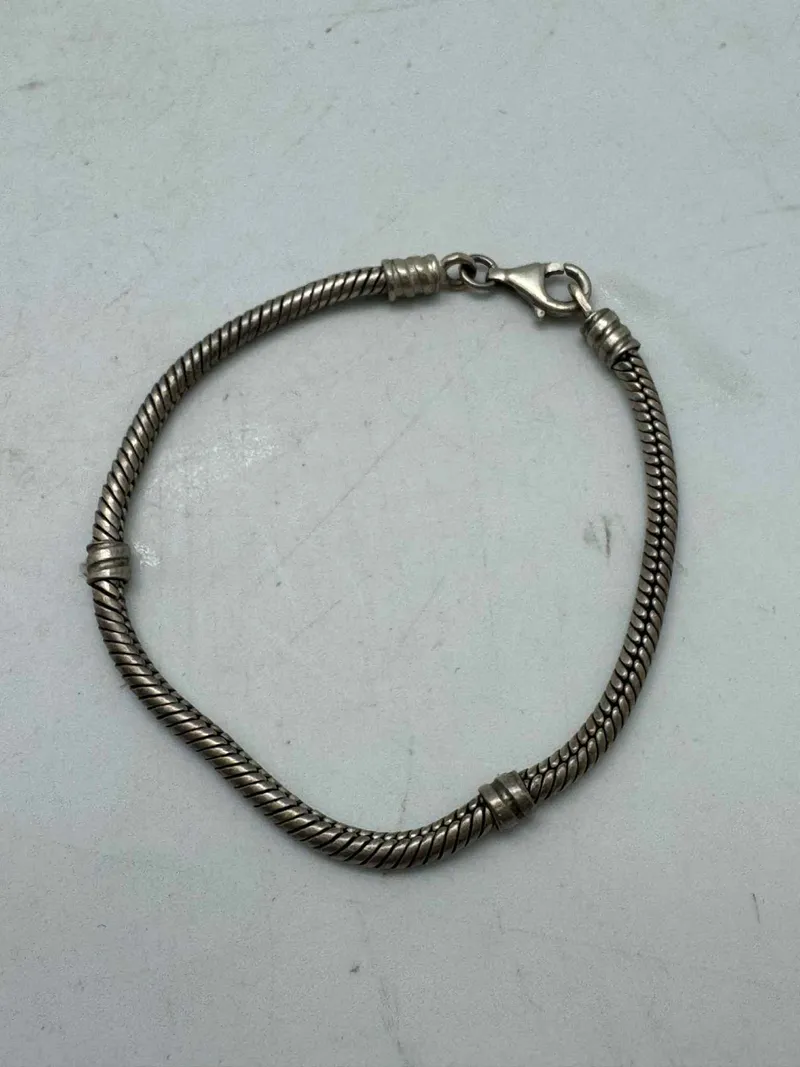 Pandora armbånd - sterlingsølv - 10,2 gram