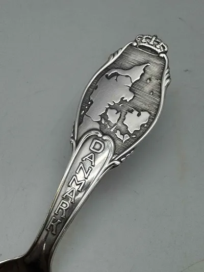 Original dansk national ske - nysølv