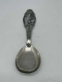 Original dansk national ske - nysølv