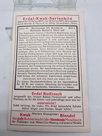 Originale Erdal-Kwak-Serienbild - ww2