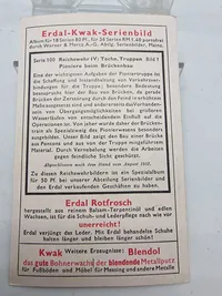 Originale Erdal-Kwak-Serienbild - ww2
