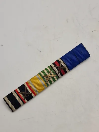 Original ww1 bandspange, Eisernes kreuz, kriegsverdienstkreuz mit schwertern,